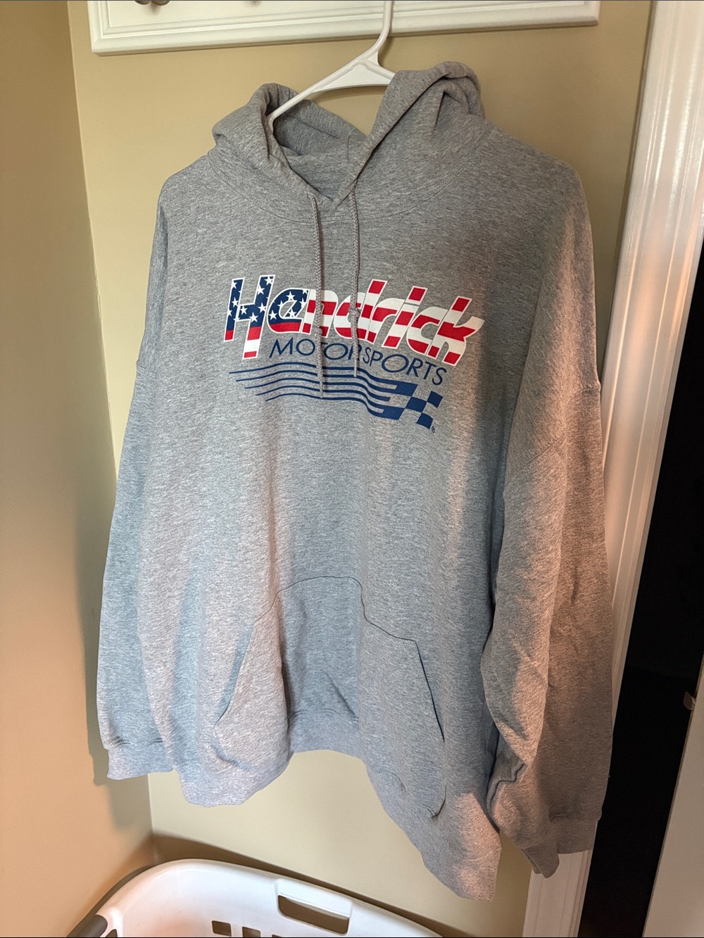 Hendrick Motorsports Men's Gray Logo Hoodie